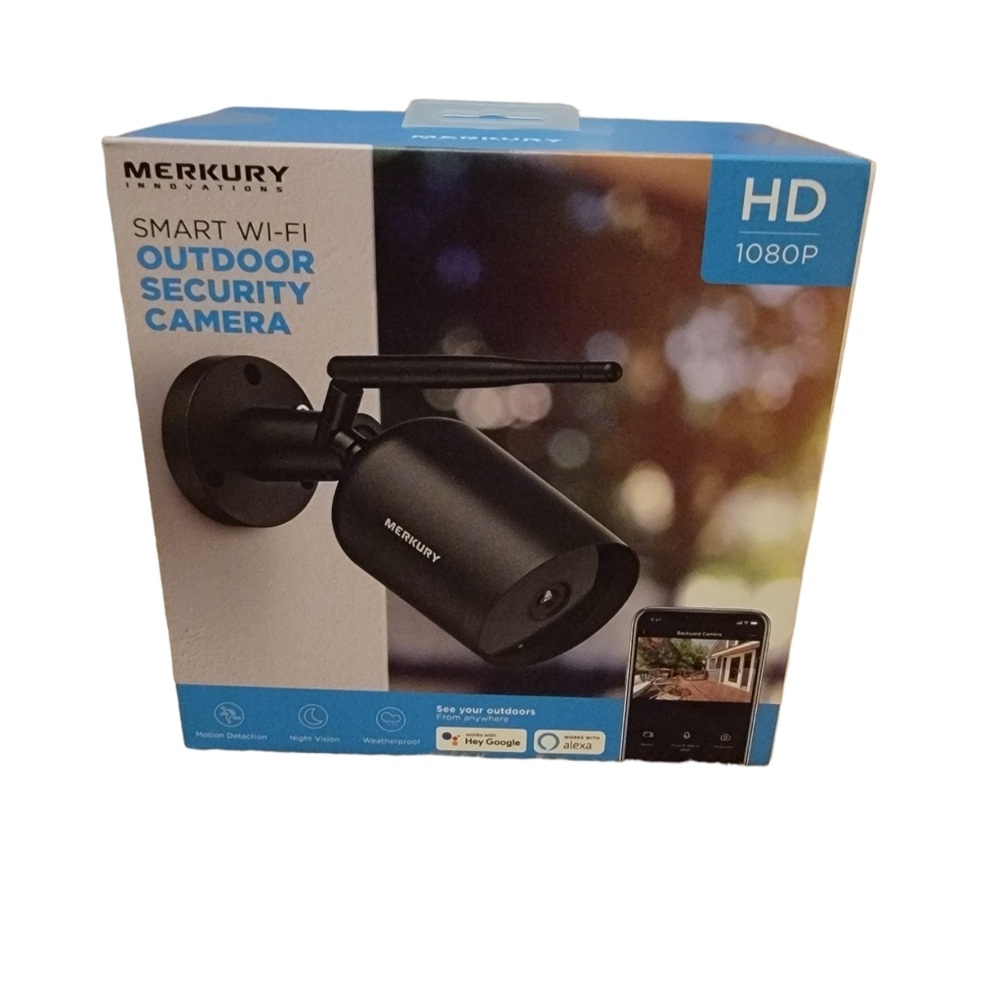 Merkury Innovations Smart WiFi Outdoor Security Camera